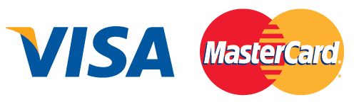 Bandeiras VISA e MasterCard